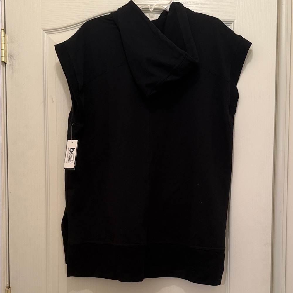 Ideology Black Sleeveless Hoodie - Picture 3 of 5